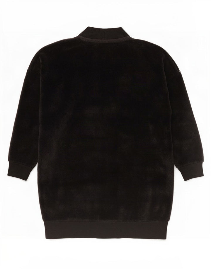 Maglione cardigan lungo oversize da donna Marks & Spencer UK 6 XS Nero