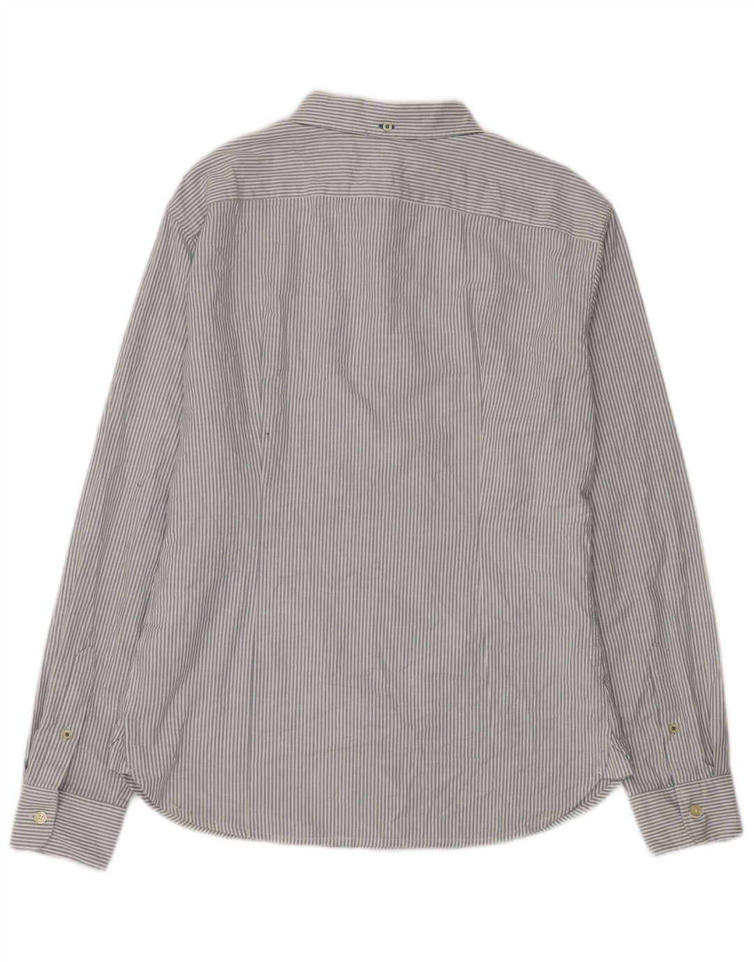 Camicia da uomo Dockers Large in cotone gessato blu
