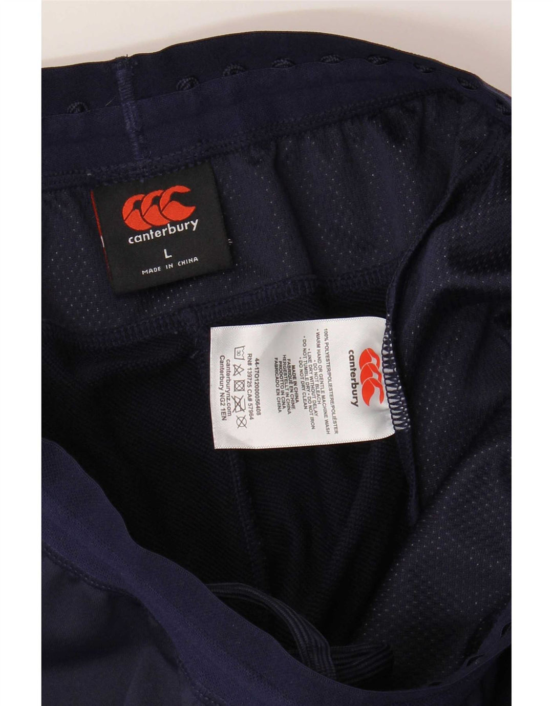 Pantaloni da tuta da uomo IRFU Canterbury, pantaloni da jogging, grandi, in poliestere blu navy