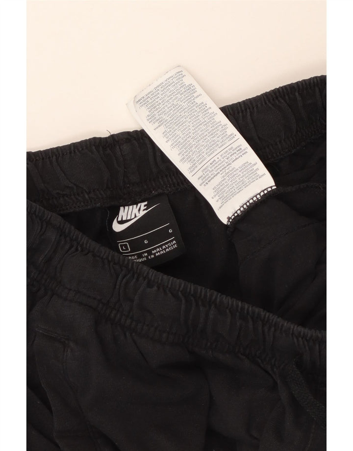 Pantaloncini sportivi da uomo NIKE grandi in cotone nero