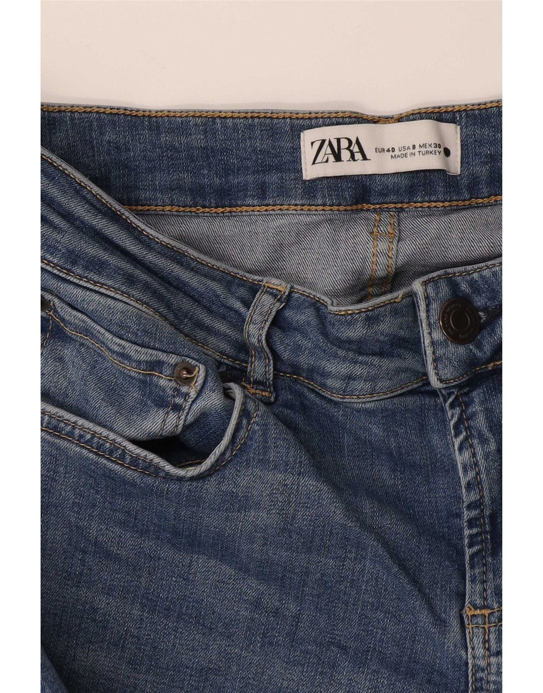 Jeans Bootcut da donna Zara EU 40 medio W30 L29 blu