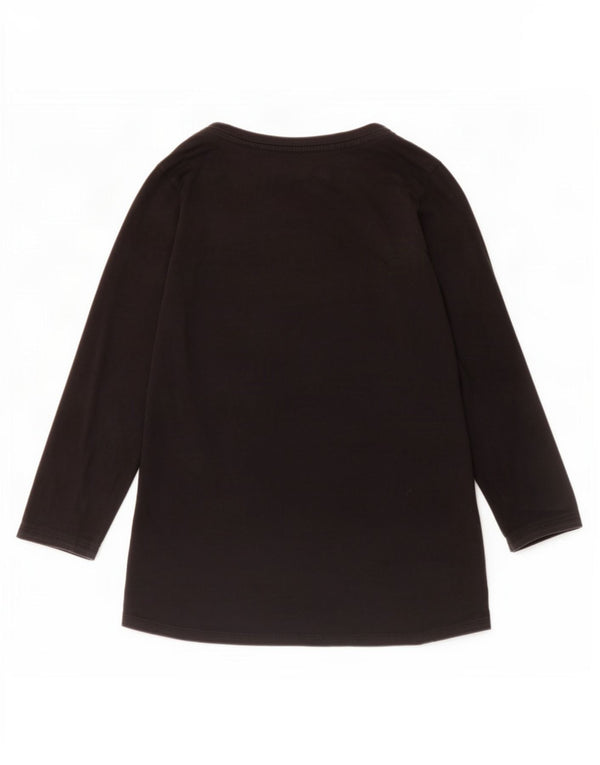 Top grafico da donna a maniche lunghe Champion UK 18 XL Nero