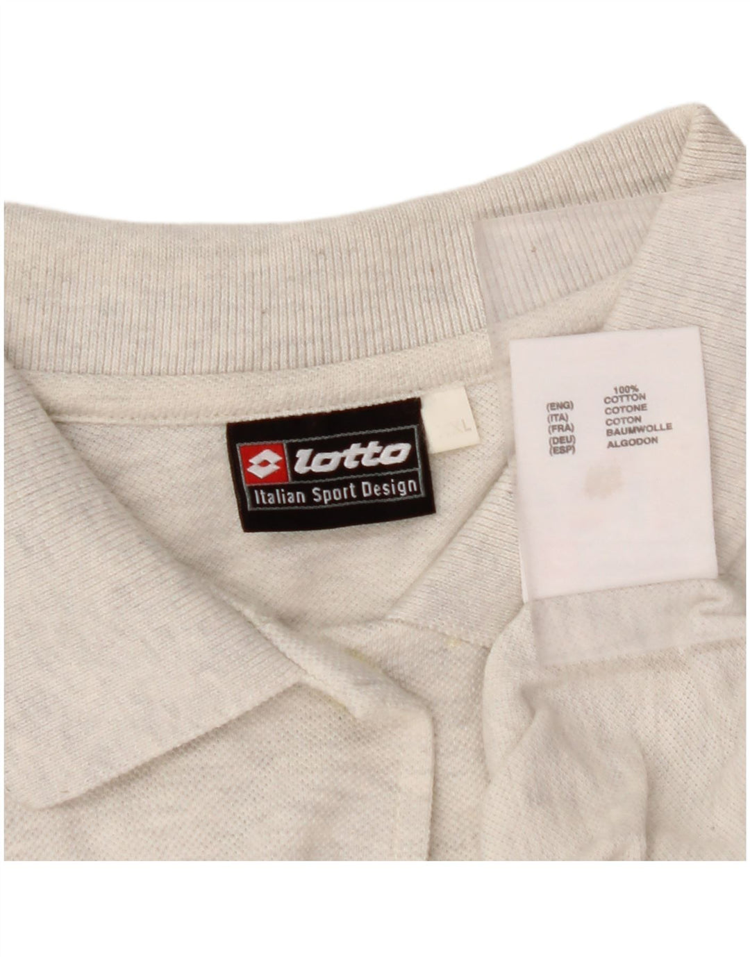 LOTTO Camicia a maniche corte da donna Camicetta UK 20 2XL Cotone grigio