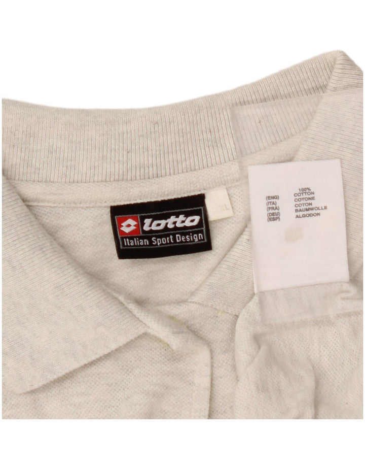 LOTTO Camicia a maniche corte da donna Camicetta UK 20 2XL Cotone grigio