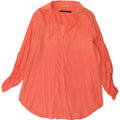 Top Blusa Donna Zara UK 14 Rosa Medio
