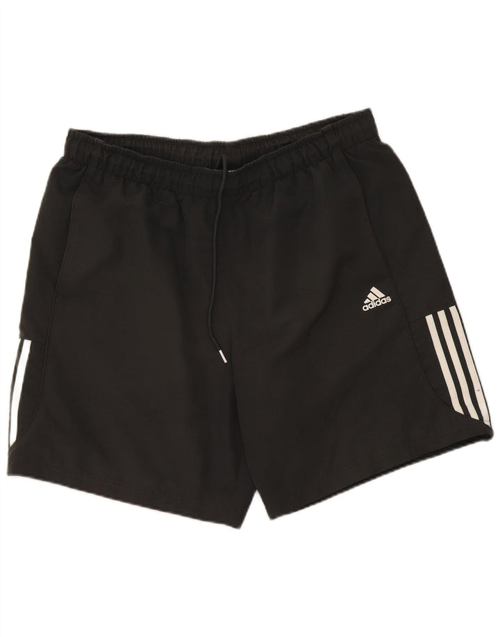 Pantaloncini sportivi Adidas Climalite da uomo XL poliestere grigio
