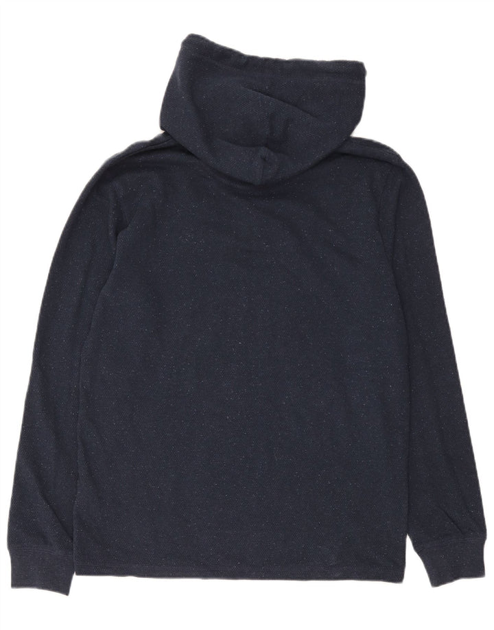Maglione con cappuccio da uomo con collo abbottonato O'Neill piccolo in cotone blu navy