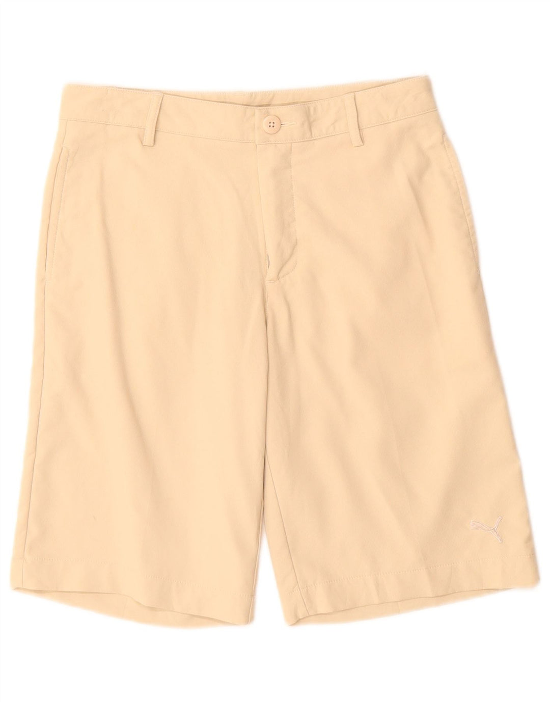 Pantaloncini chino da ragazzo Puma 11-12 anni W28 Poliestere beige