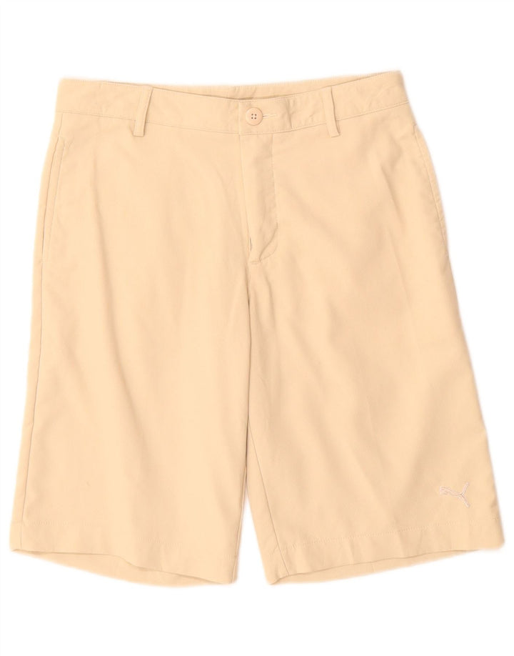 Pantaloncini chino da ragazzo Puma 11-12 anni W28 Poliestere beige