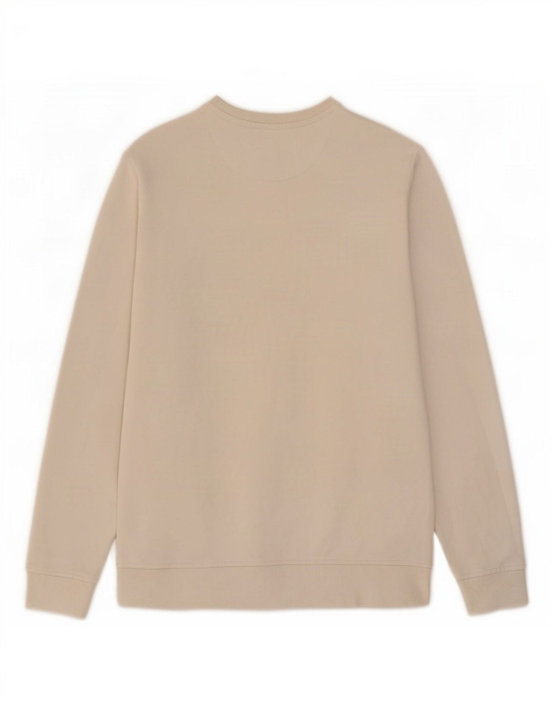 Lyle & Scott Felpa da uomo Maglione in cotone bianco sporco medio