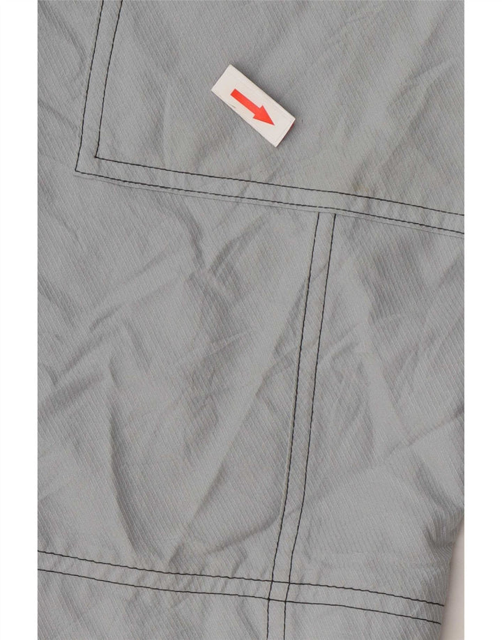 Pantaloncini chino da uomo Adidas W34 Large grigio poliestere