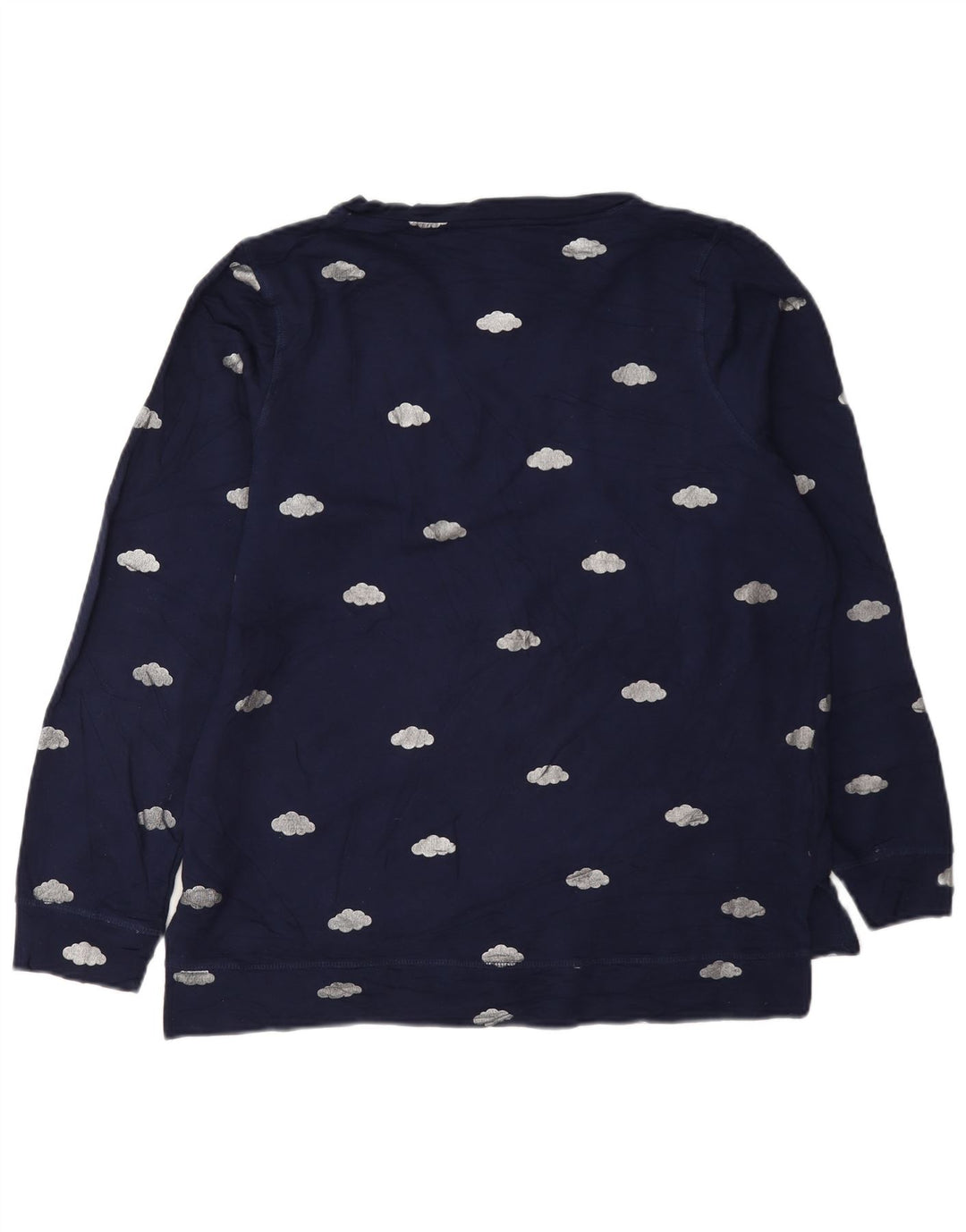 Felpa oversize con grafica da donna Oasis UK 10 Small Blu Navy