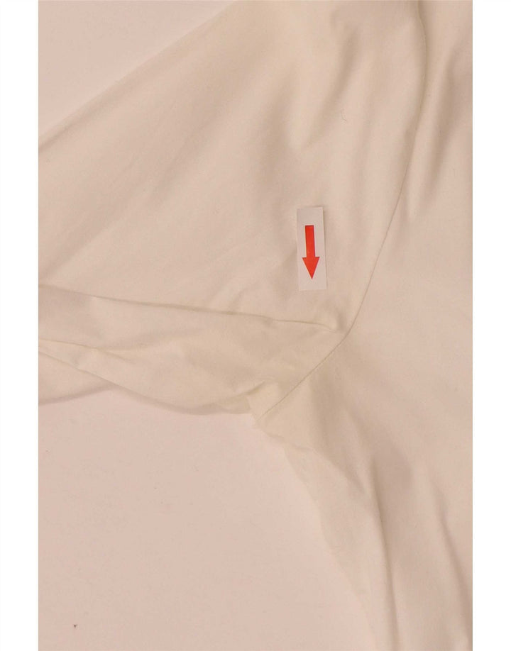Camicia da donna Piero Guidi UK 12 cotone bianco medio