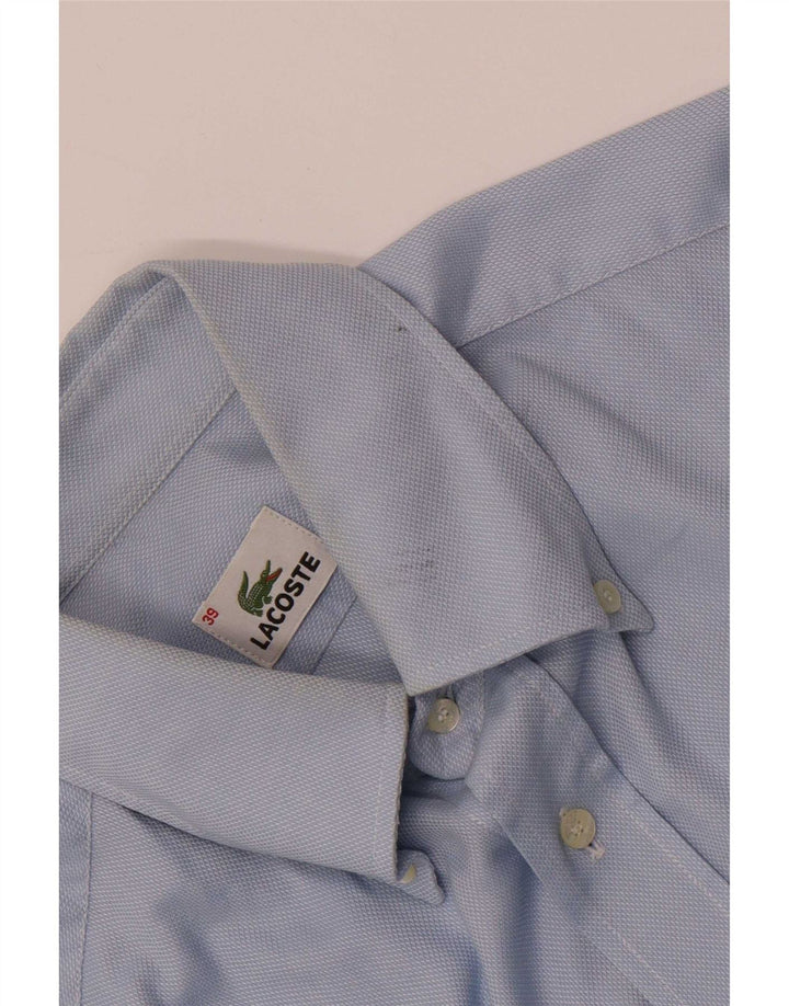 Camicia da uomo Lacoste taglia 39 blu medio