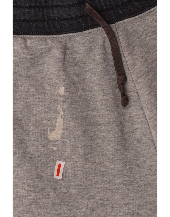 Pantaloncini casual con grafica Converse All Star da uomo piccoli W28 in cotone grigio