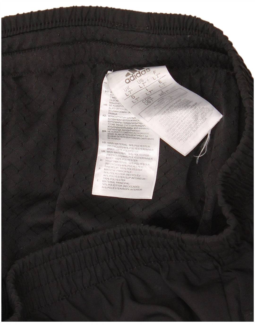 Adidas Uomo Large Nero Poliestere