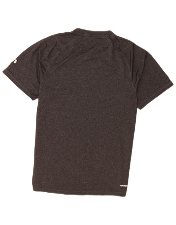 T-shirt Adidas Aeroready da uomo piccola in poliestere grigio