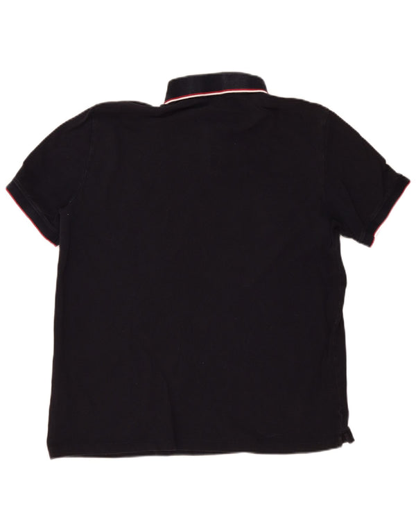 Polo da uomo Armani Exchange XL in cotone a righe nere