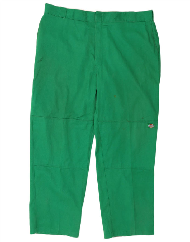 Pantaloni cargo dritti da uomo Dickies W44 L32 poliestere verde