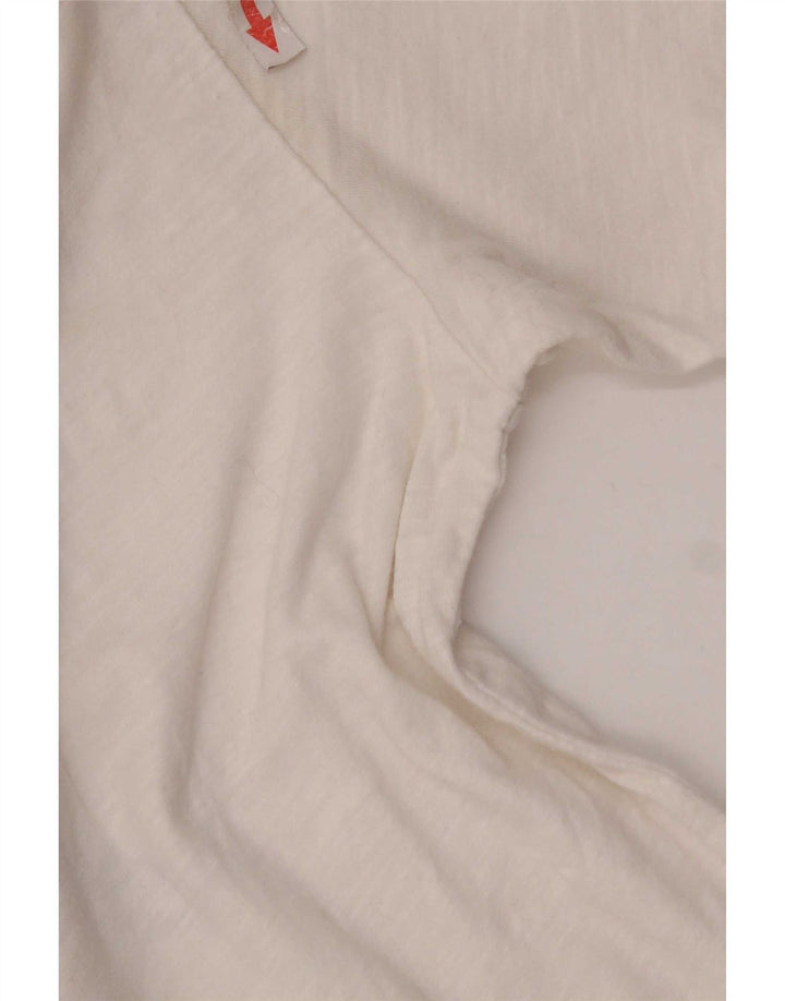 T-shirt grafica da uomo Tommy Hilfiger Top in cotone bianco medio