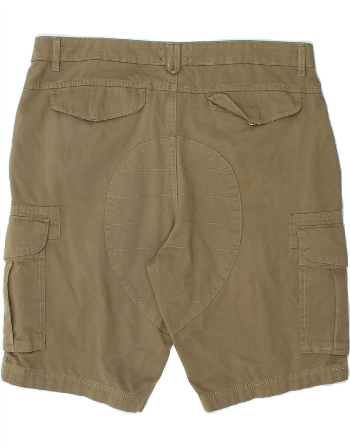 BENCH Mens Cargo Shorts XL W38  Khaki Cotton Vintage Bench and Second-Hand Bench from Messina Hembry 
