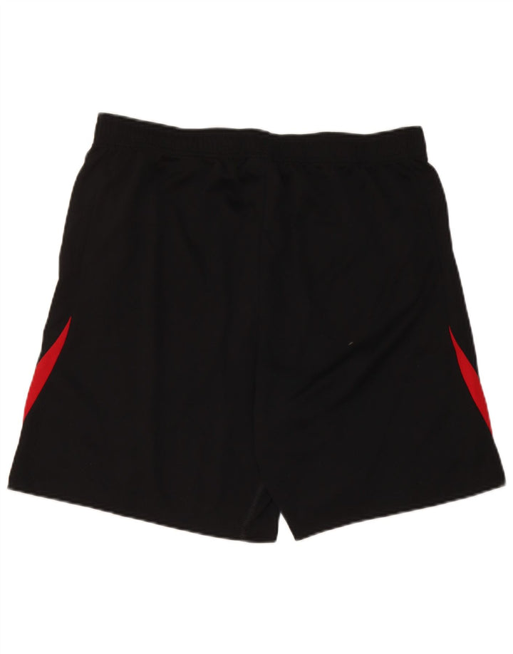 Pantaloncini sportivi Nike Dri Fit da uomo, grandi, in poliestere color block nero