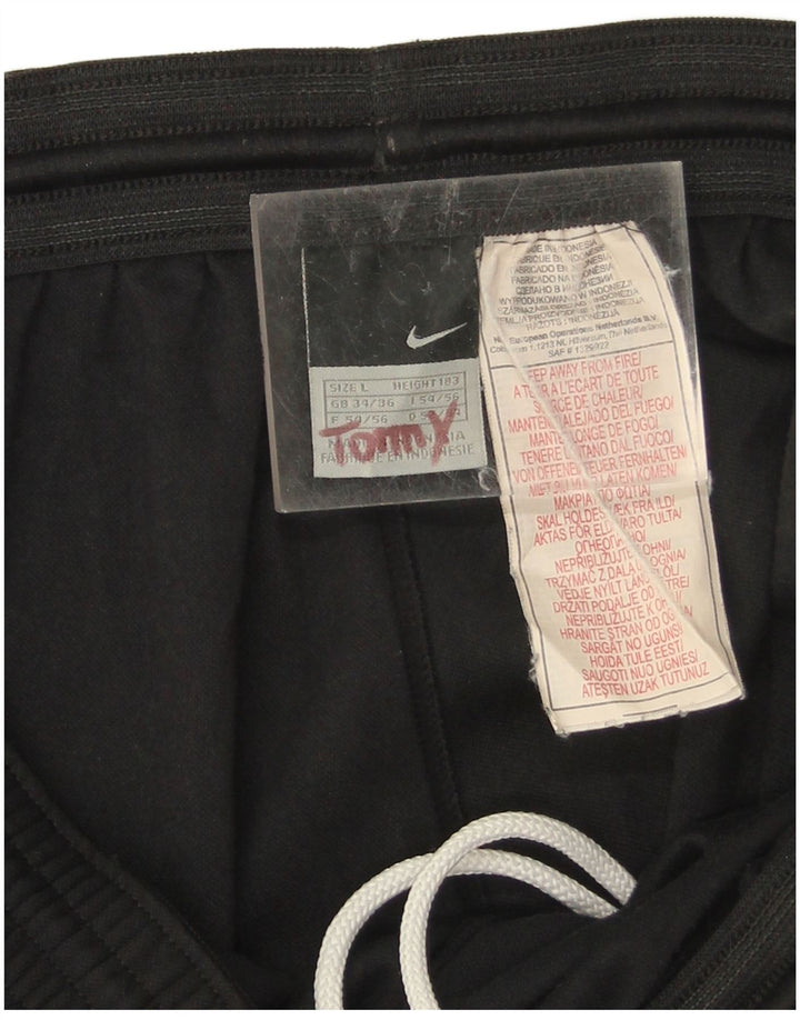 Pantaloni da tuta da uomo Nike Large neri in poliestere