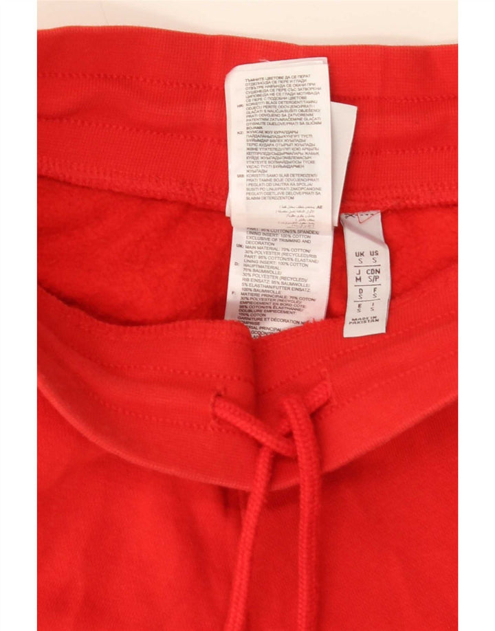 Pantaloni da tuta da uomo Adidas Joggers piccoli in cotone rosso
