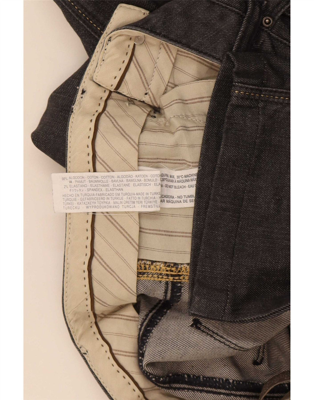 Jeans dritti da donna Zara EU 40 medio W30 L30 cotone nero