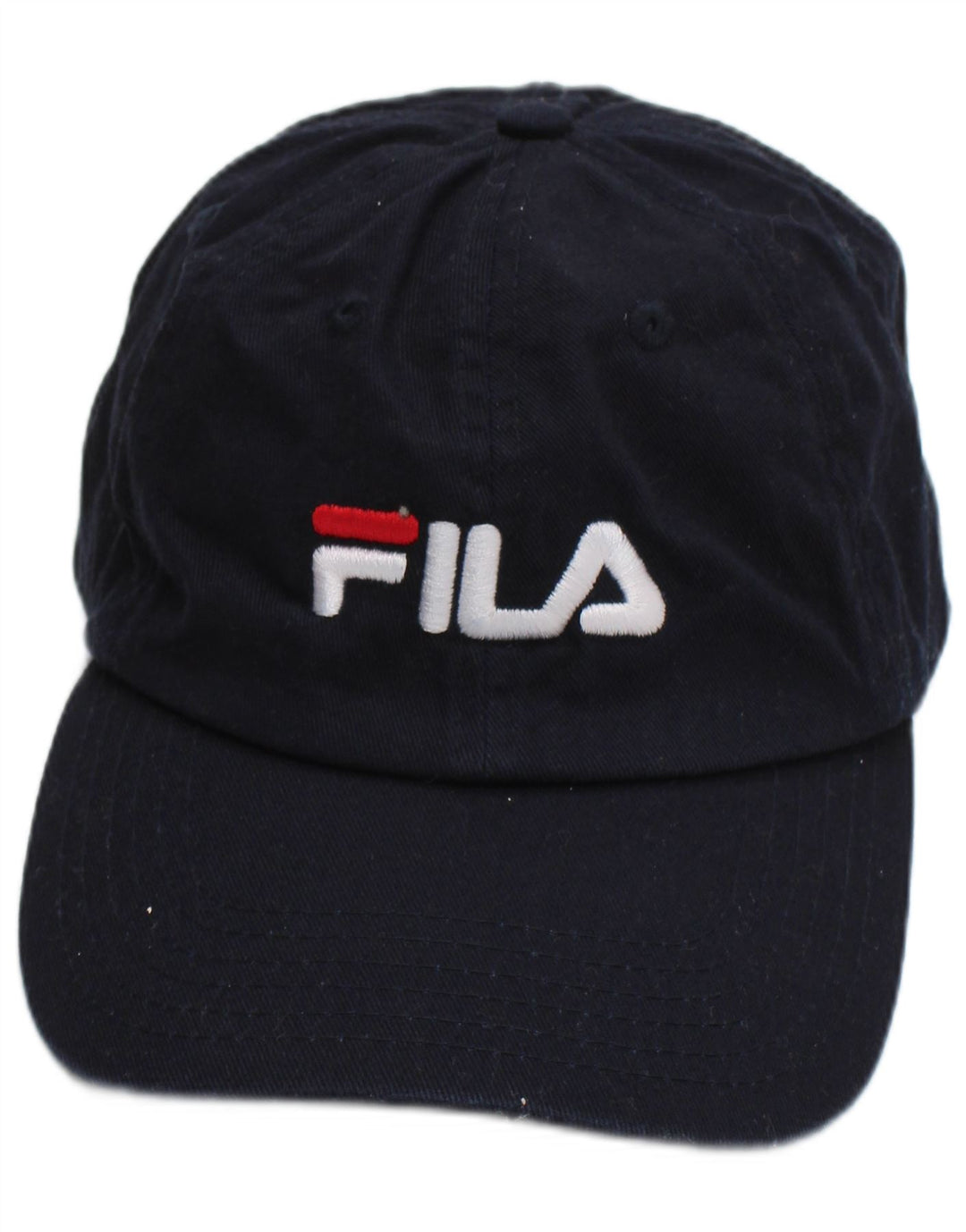 Berretto da baseball grafico da uomo Fila Taglia unica in cotone blu navy