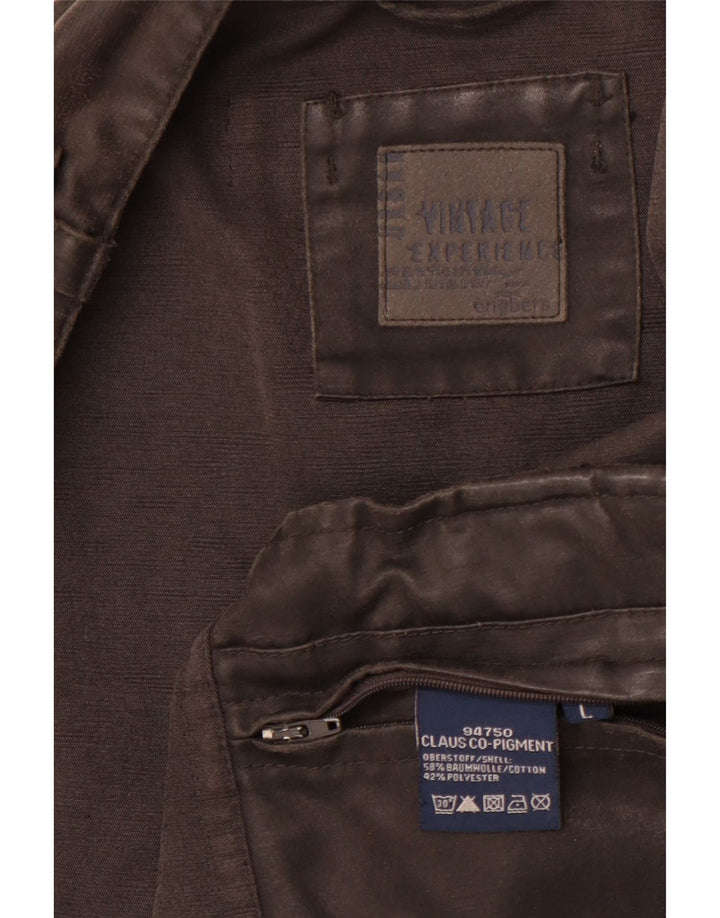 ENGBERS Giacca utilitaria da uomo UK 40 grande cotone nero