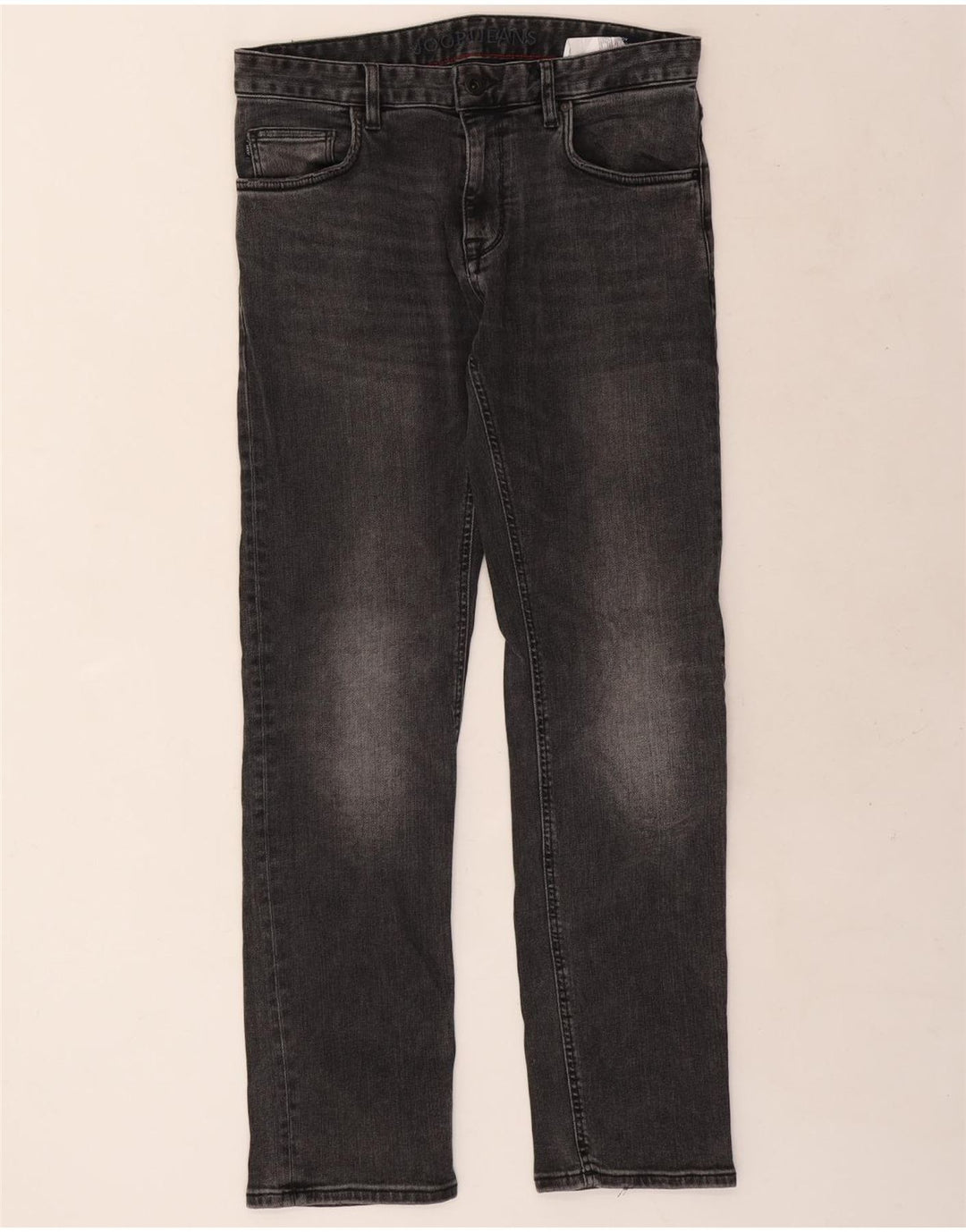 Joop Jeans dritti da uomo Roy vestibilità regolare W31 L32 cotone grigio