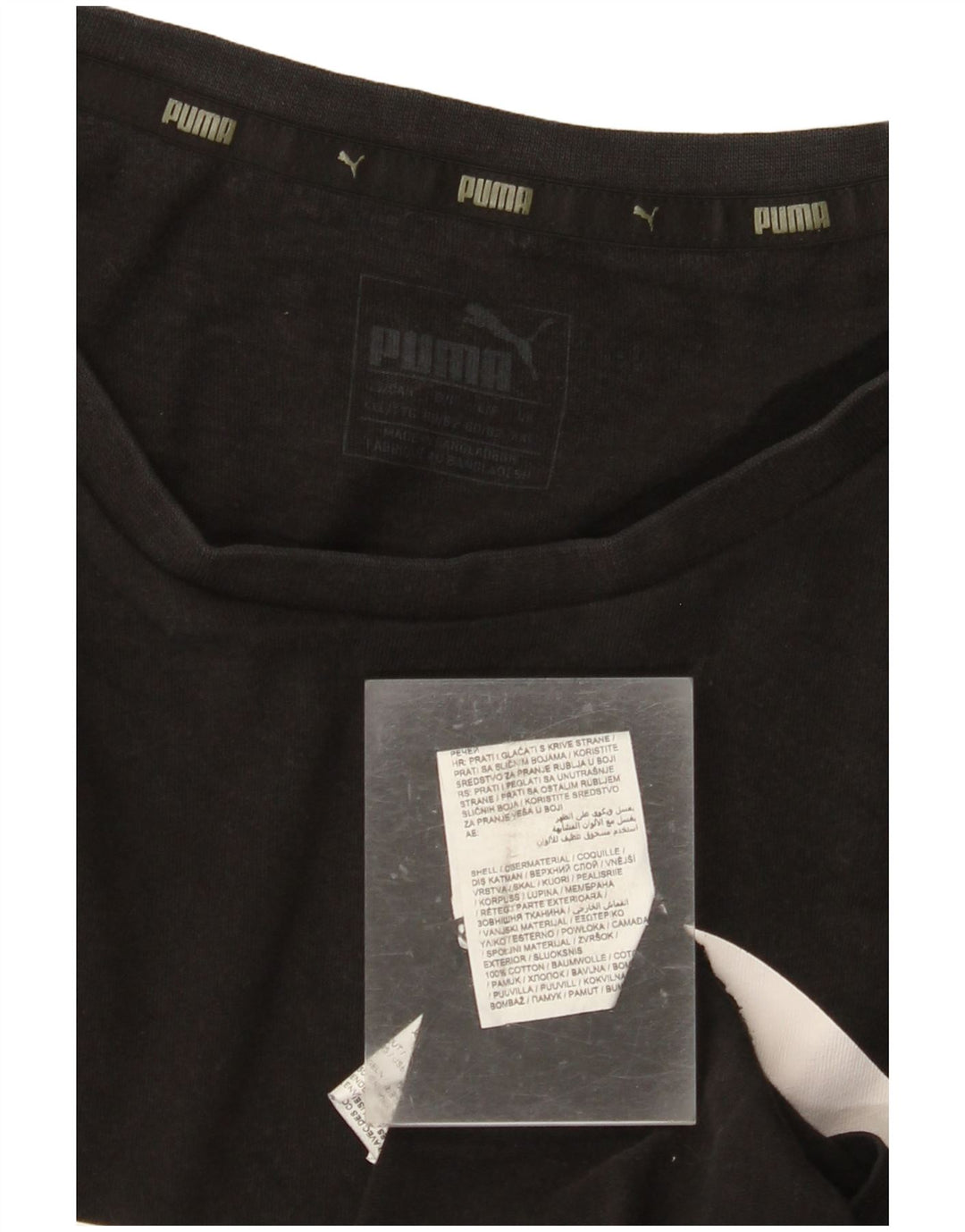 T-shirt grafica da uomo PUMA Top 2XL cotone nero