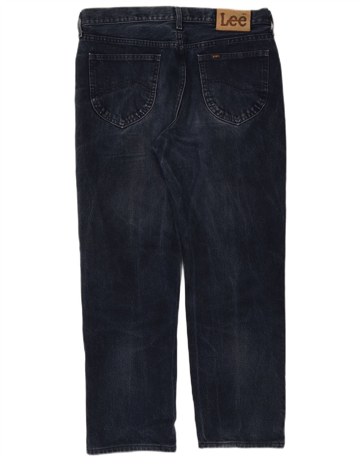 Jeans dritti Chicago da uomo Lee W34 L28 cotone blu navy