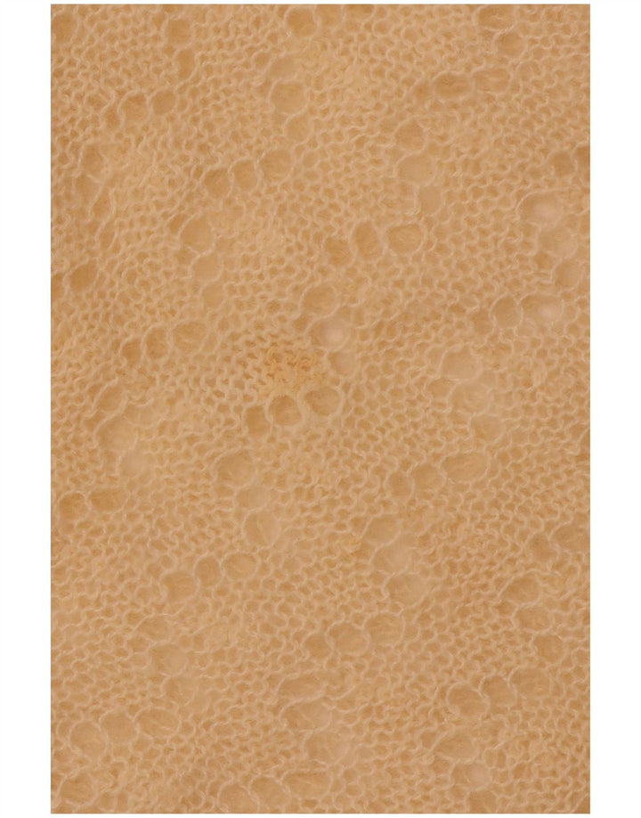 Maglione da donna con scollo a barca corto VINTAGE UK 12 Beige medio