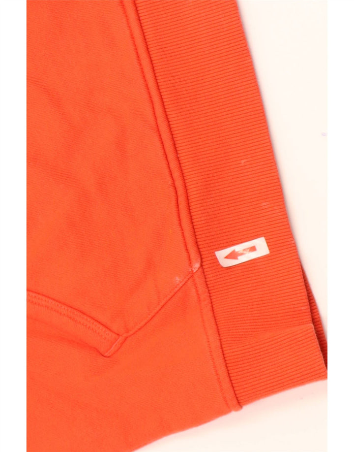 Felpa con cappuccio da uomo Lyle & Scott in cotone arancione medio