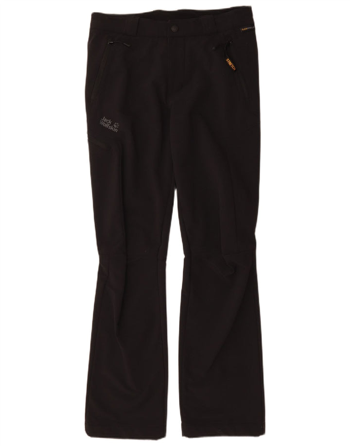 Pantaloni da sci da uomo Jack Wolfskin W32 L32 neri in poliammide