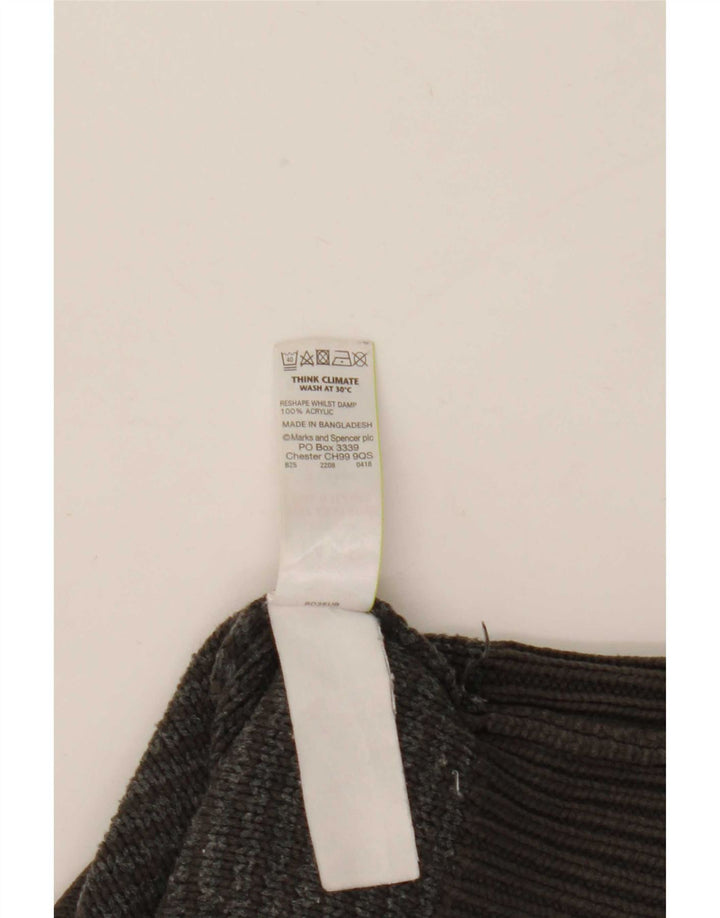 Maglione cardigan da uomo Marks & Spencer XL grigio acrilico