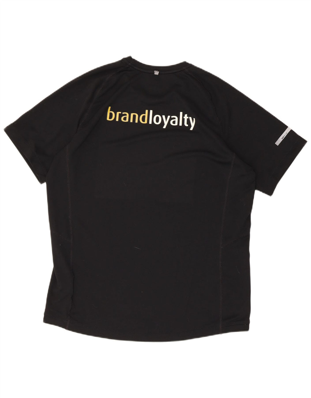 T-shirt grafica Nike Dri Fit da uomo, grande, in poliestere nero