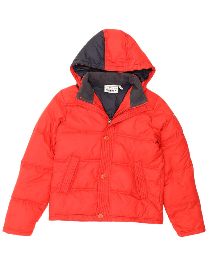 Giacca imbottita con cappuccio Penn-Rich da uomo Woolrich UK 38 nylon rosso medio