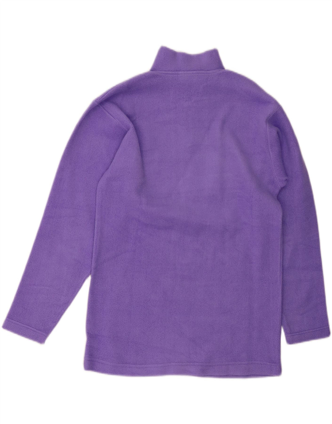 Maglione in pile da donna con collo e zip Sergio Tacchini UK 14 poliestere viola medio