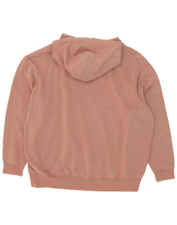 Felpa con cappuccio Nike da uomo, vestibilità ampia, grande, in cotone rosa