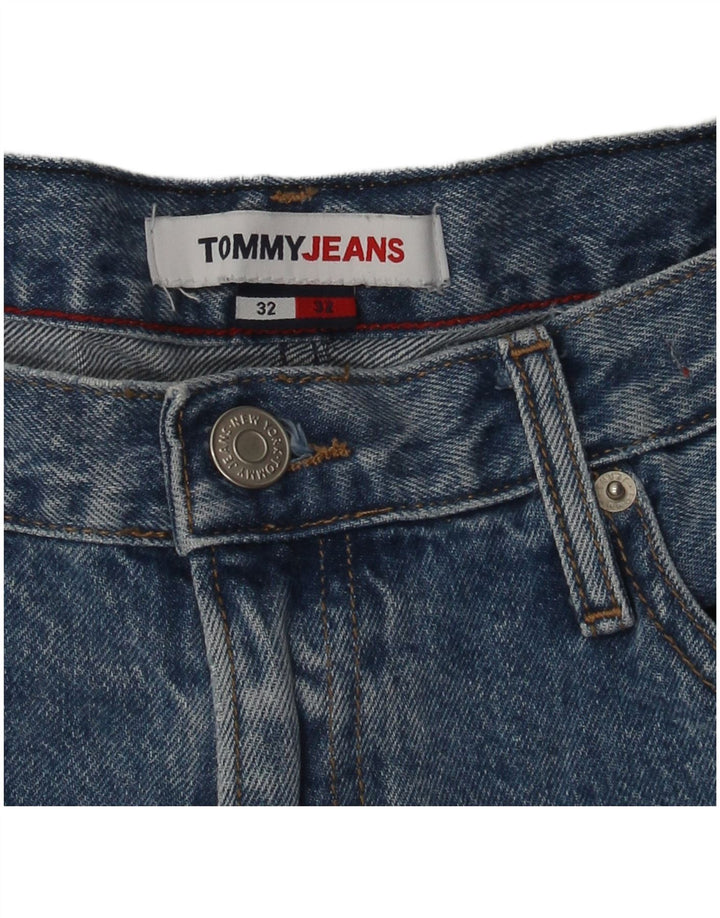 Jeans a gamba larga da donna Tommy Hilfiger W32 L32 Blu