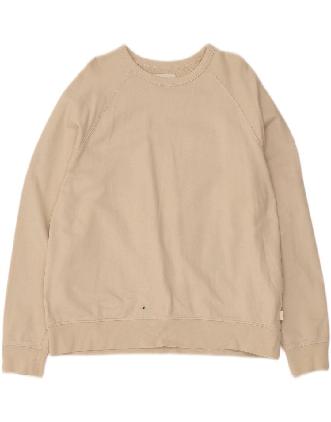 Felpa da donna Marks & Spencer UK 16 grande cotone beige