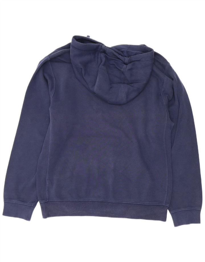 Felpa con cappuccio da uomo Nike Small in cotone blu navy