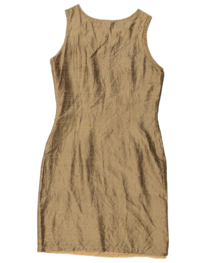 Abito Tubino Donna Blunauta EU 34 XS Oro Seta
