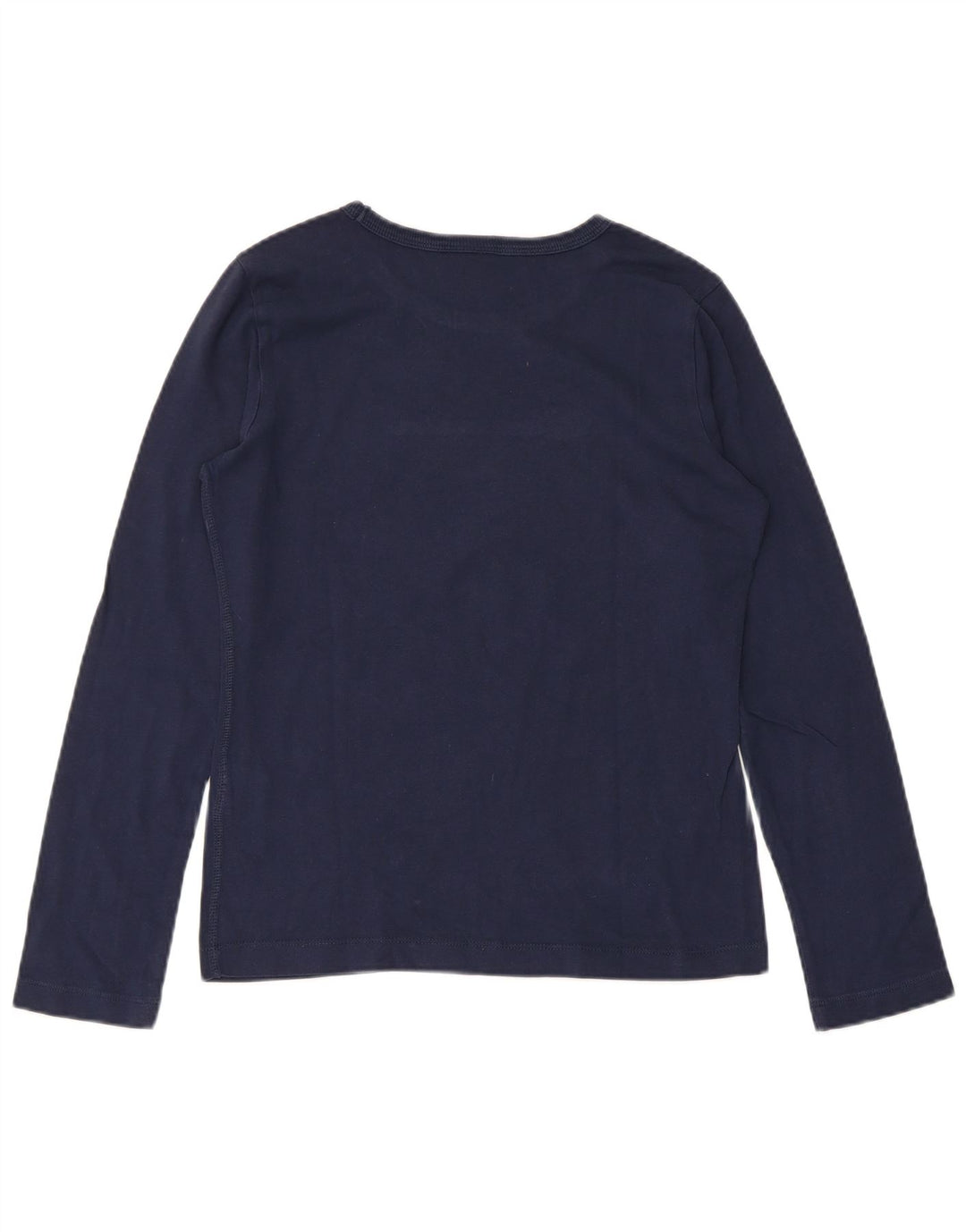 CHAMPION Top da donna a maniche lunghe UK 8 Small in cotone blu navy