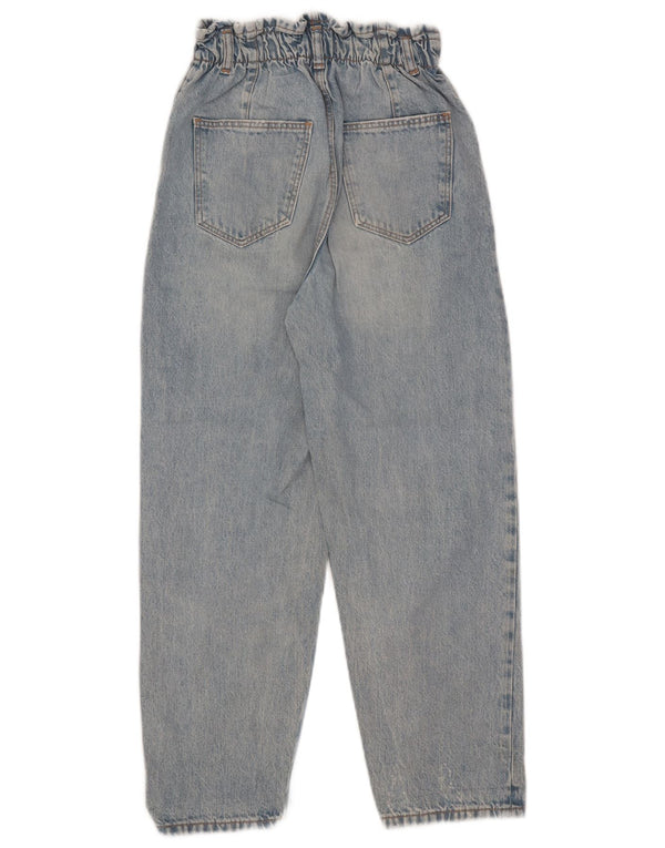 Jeans affusolati a vita alta per ragazze Zara 13-14 anni W25 L24 cotone blu