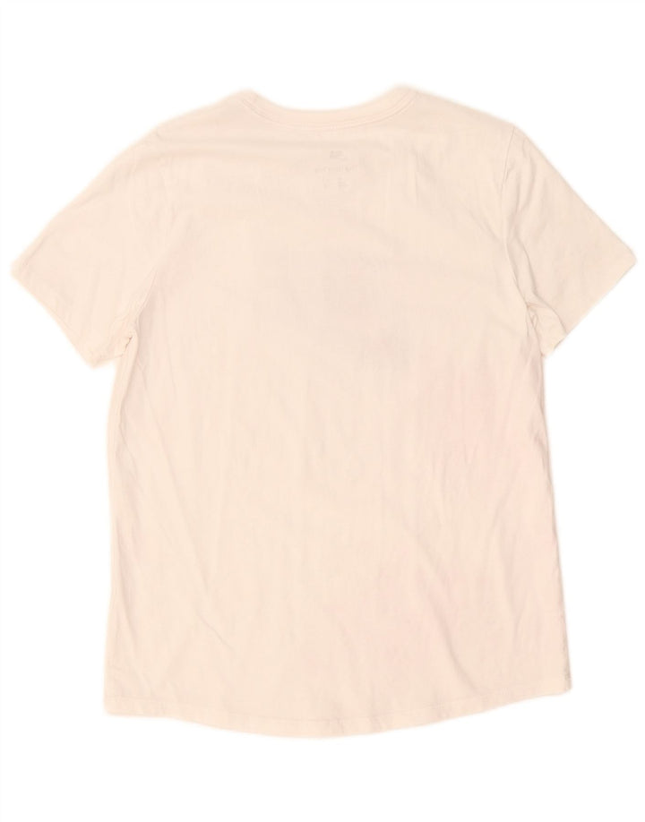 T-shirt grafica da donna Nike Top UK 10 piccola bianca