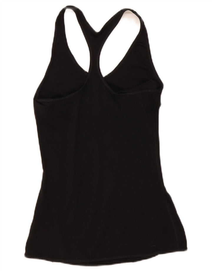 Canotta Nike Dri Fit da donna UK 8 Small Nero Poliestere